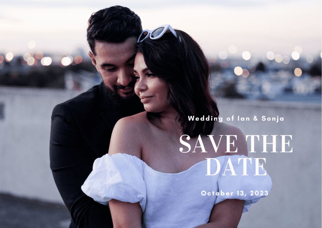 Save the date wedding cards