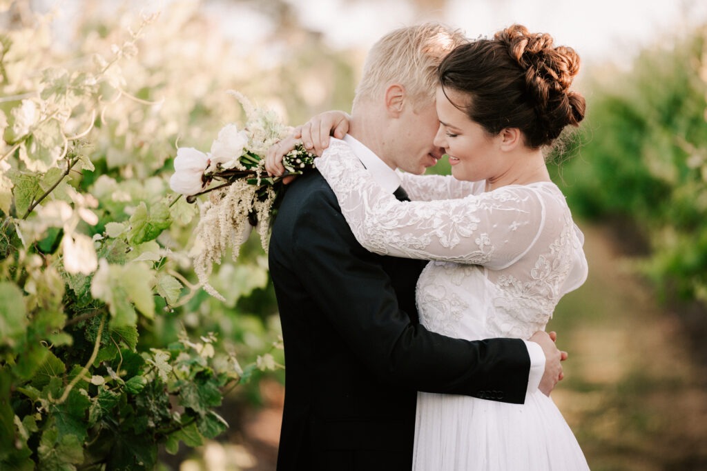 how the vines will look for your winery wedding